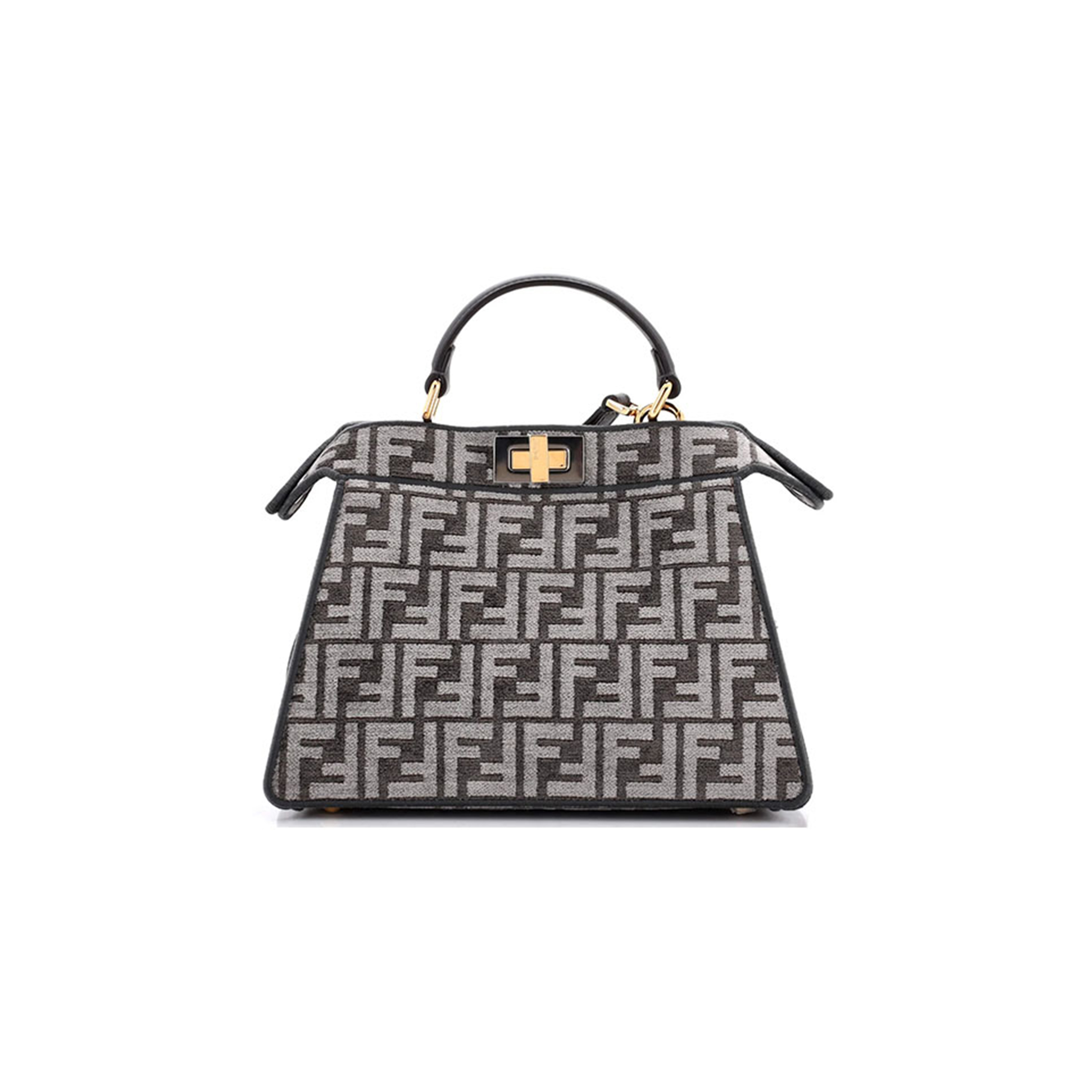 FENDI PEEKABOO ISEEU BAG ZUCCA TAPESTRY SMALL (28*20*11cm)